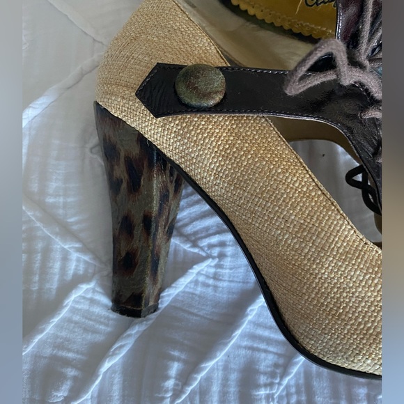 Naughty Monkey Raffia Heels - Picture 3 of 5